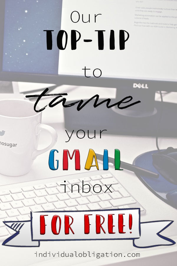 PC screen with keyboard, mouse, pen and white mug with blog title overlayed on top