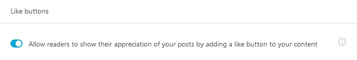 Jetpack Modules To Customize Your WordPress Blog - Likes Jetpack Module Likes settings screen to Like blog posts