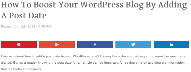 best wordpress plugins social warfare live example of buttons One of the best wordpress plugins social warfare's live example of buttons bar on webpage