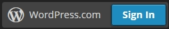 WordPress spam plugin Akismet WordPress Sign In Button Screenshot of WordPress spam plugin Akismet's WordPress Sign In Button