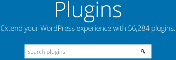 WordPress plugins search bar