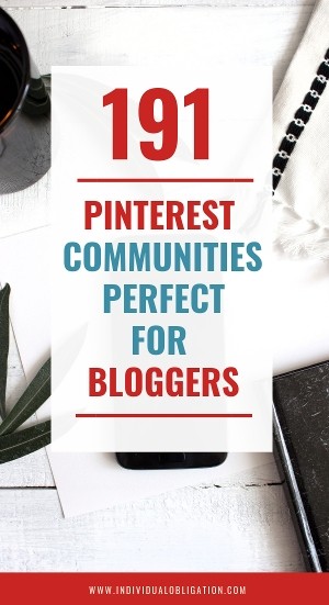 191 Pinterest communities perfect for bloggers.