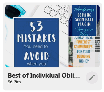Pinterest group boards edit button pen icon