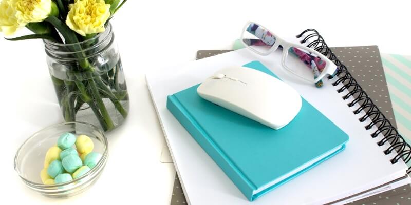 The best tools for bloggers legal requirements header image of blue notebook