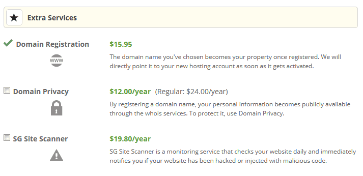How To Start A WordPress Blog Using Siteground Webhosting + Selecting Extra Services You Want Added