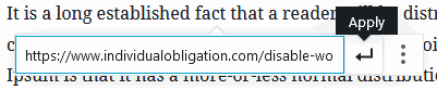 How To Write Your First Blog Post On WordPress Gutenberg Example On How To Set Hyperlinks And Apply