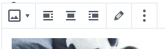 How To Write Your First Blog Post On WordPress Gutenberg Image Block Toolbar To Set Align Left Align Right Or Align Centre