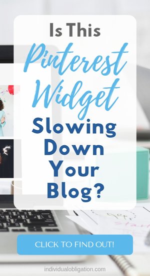 Is this Pinterest widget slowing down your blog?