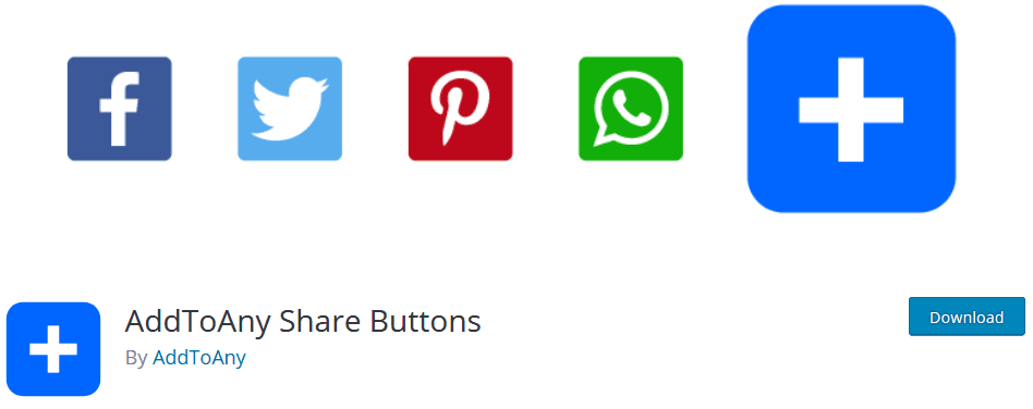 Social Media Plugin For WordPress Addtoany Share Buttons Plugin