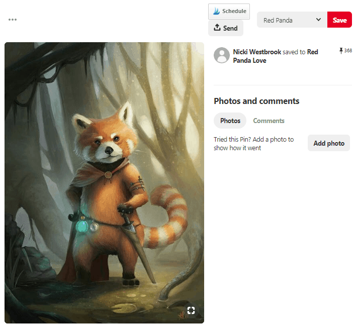 Pinterest Rich Pins Example Of Pin Without Any Rich Pin Information