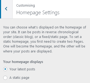 Premium WordPress Theme Example Of Easy To Use Homepage Settings