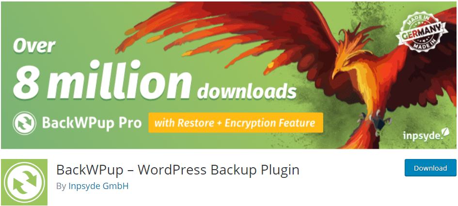 Backwpup WordPress Backup Plugin