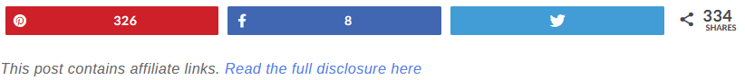 Example Of Affiliate Disclosures Under Social Sharing Buttons For Added Theme Code
