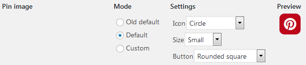 Jquery Pin It Button Options To Select Different Pin It Button Styles