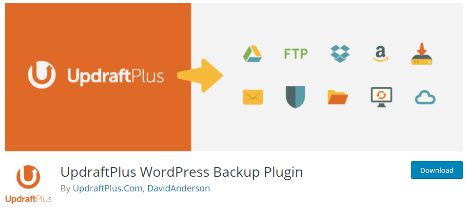 Updraftplus WordPress Backup Plugin
