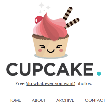 Free Stock Photography Images Using The Cupcake Website