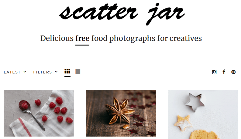 Free Stock Photography Images Using The Scatter Jar Website