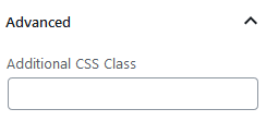 Ultimate Addons Table Of Contents Settings For Advanced That Adds Additional Css Class