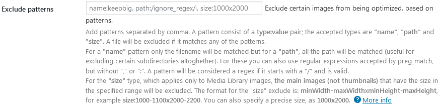 How To Use Shortpixel In WordPress Using The Advanced Settings To Exclude Images Based On Name Path Or Size Patterns