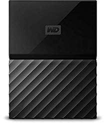 Black W.D. external hard drive gift for bloggers