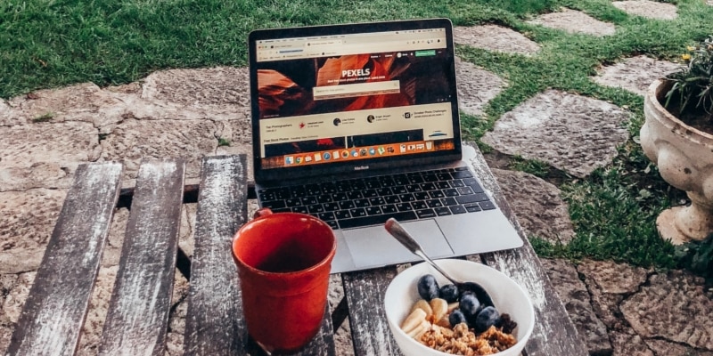 Blogging Gifts Such As Being Able To Blog Outside With A Laptop