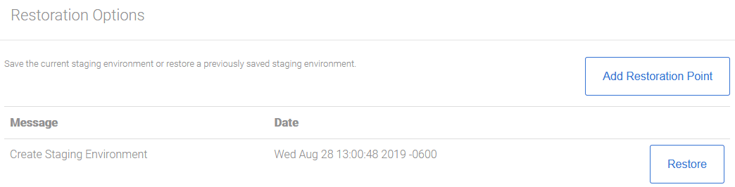 Wordpress Staging Site Using Bluehost For Restoration Points