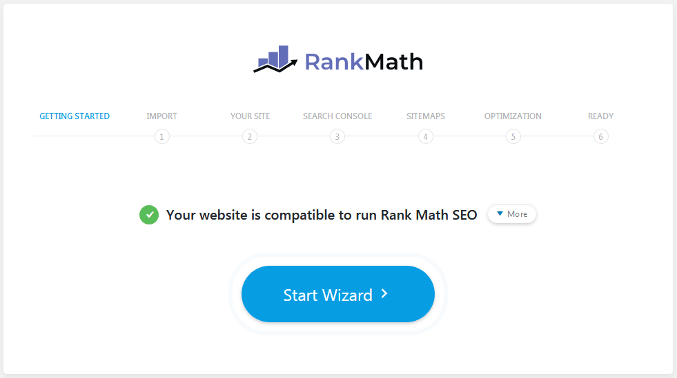 Rank Math When First Starting It Comes Up With A Settings Wizard