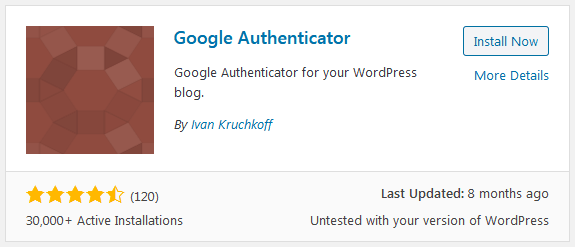 Wordpress Two Factor Authentication Plugin Google Authenticator Install Option