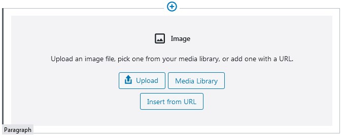Wordpress Gutenberg Editor Image Block