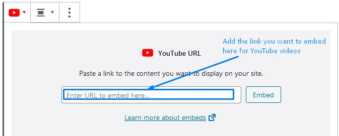How To Embed WordPress Links For Youtube