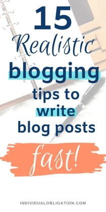 Blogging Tips To Write Blog Posts Fast For Bloggers
