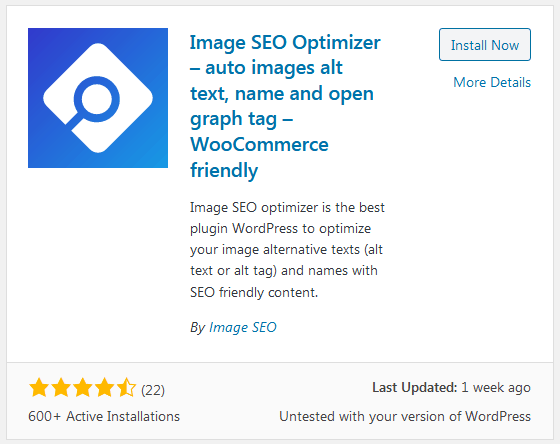 Imageseo WordPress Plugin For Optimizing Images For Search In Google 1