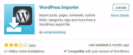 What WordPress plugins look like after clicking Install Now but before clicking Activate