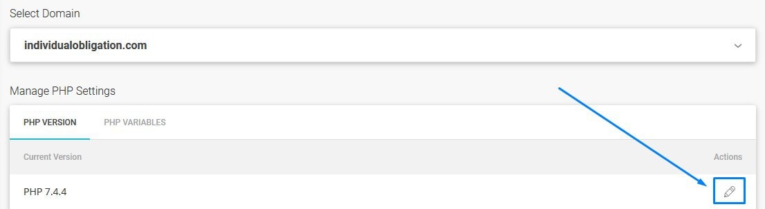 Siteground Manually Set Php Version Under Site Tools 1