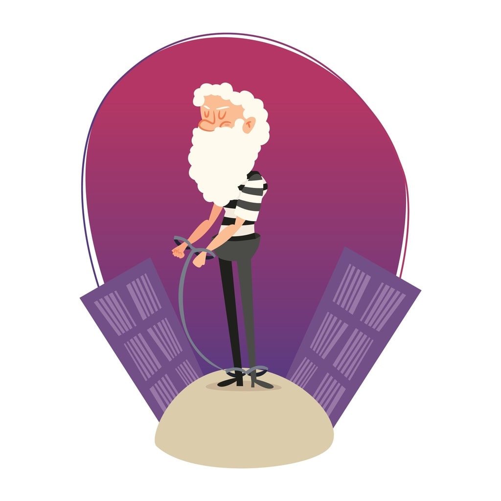 Cartoon Character In Pinterest Jail For Spam And Ending Up With Blocked Pinterest Account