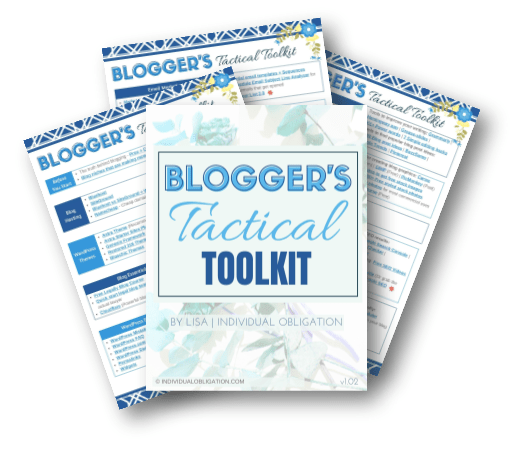 Layflat Printables Blogger's Tactical Toolkit