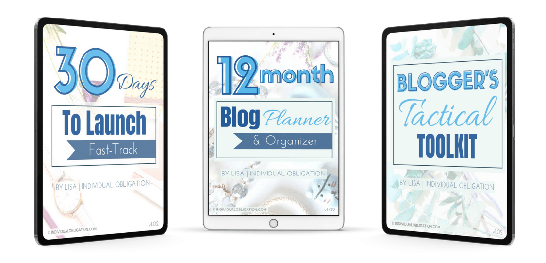 Mockup 12 Month Blog Planner With Bonuses