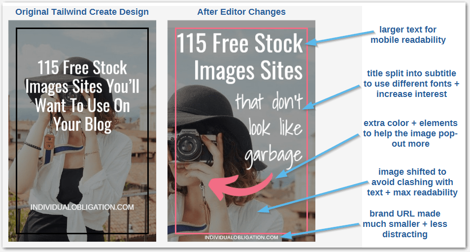 Tailwind Create Review Before And After Editor Changes Example 1