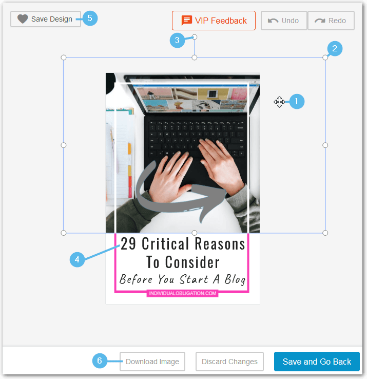 Tailwind Create Editor Main Screen Of Pin Design