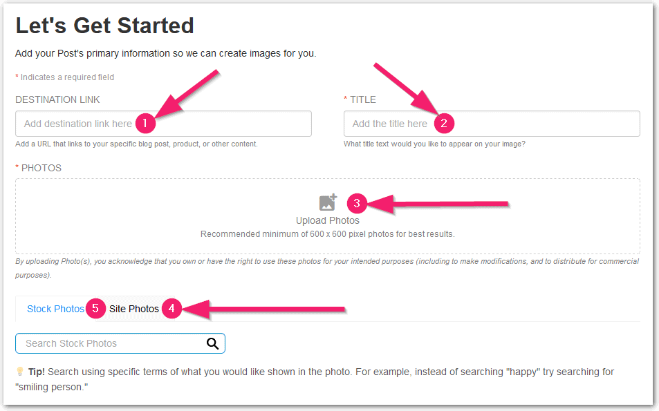 How To Use Tailwind Create To Repurpose Content Editing Basic Pin Information