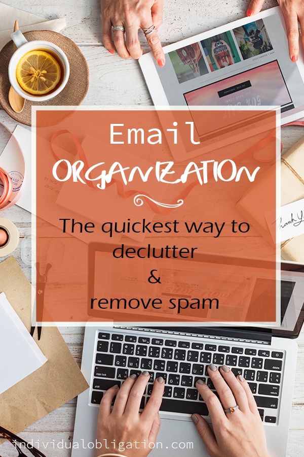 Featured image cover 1 - Email organization ~ the quickest way to declutter & remove spam