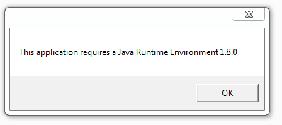 Snipping Tool++ Jave Runtime Environment error message dialogue