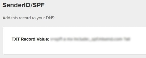 Email Authentication MailterLite DNS SenderID SPF information