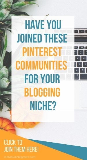 Have you joined these pinterest communities for your blogging niche?