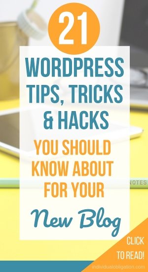Wordpress Tips Tricks & Hacks For Beginner Bloggers Blogging Tips WordPress For Beginners