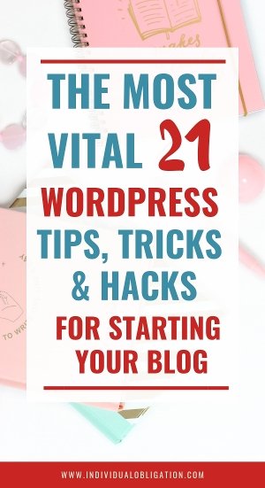 Wordpress Tips Tricks & Hacks For Beginner Bloggers Blogging Tips WordPress For Beginners