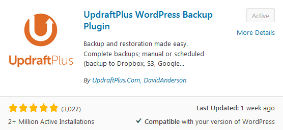 Before You Write Your First Blog Post Install A Backup WordPress Plugin Like Updraftplus