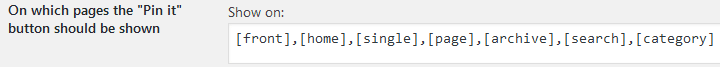 Jquery Pin It Button Settings To Disable Which Pages Show The Pin It Button