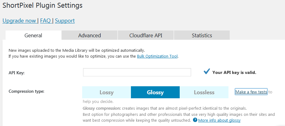 How To Use Shortpixel In WordPress Using The General Settings To Set Lossy Glossy Or Lossless