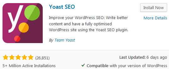 How To Install The Yoast Seo Plugin From The Add New Plugins Screen In The WordPress Dashboard